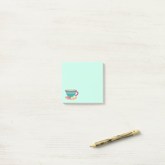Chamomile tea voor theeliefhebbers post-it® notes (Op bureau)
