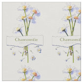 Chamomile waterverf stof (Close Up)