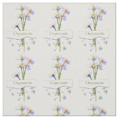Chamomile waterverf stof (Swatch)