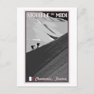 Chamonix - Aiguille du Midi Arete Briefkaart