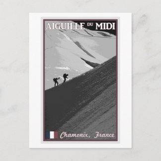 Chamonix - Aiguille du Midi Arete Briefkaart