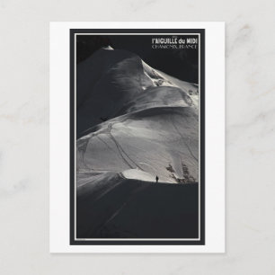 Chamonix - Aiguille du Midi Arete Solo Briefkaart