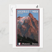 Chamonix - Aiguille du Midi Briefkaart (Voorkant / Achterkant)