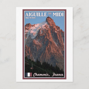 Chamonix - Aiguille du Midi Briefkaart