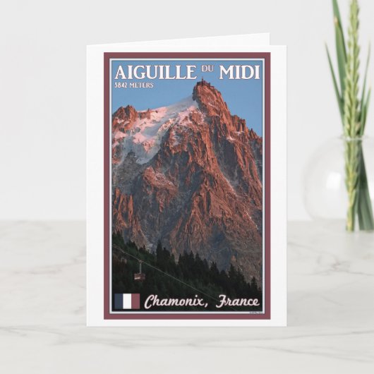 Chamonix - Aiguille du Midi Kaart (Voorkant)