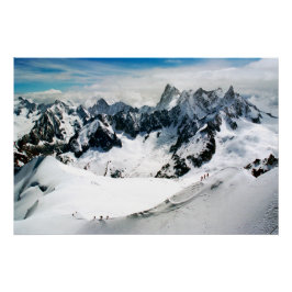 Chamonix Aiguille du Midi Mont Blanc Massif Frankr Perfect Poster