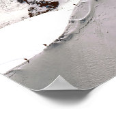 Chamonix Aiguille du Midi Mont Blanc Massif Frankr Poster (Hoek)