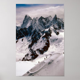 Chamonix Aiguille du Midi Mont Blanc Massif Frankr Poster