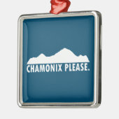 Chamonix alsjeblieft metalen ornament (Links)