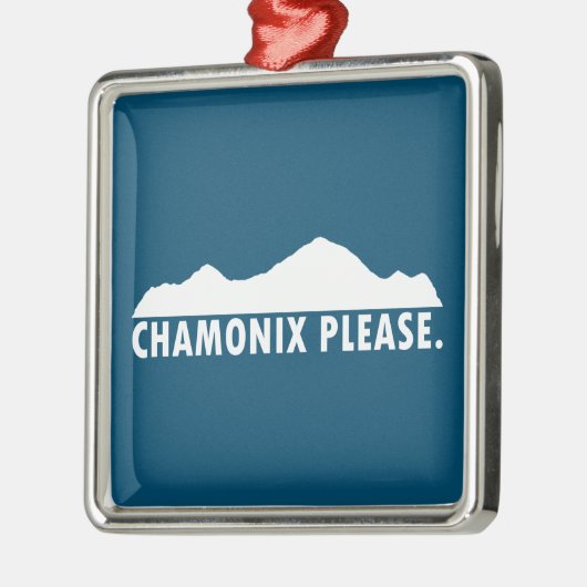 Chamonix alsjeblieft metalen ornament (Links)