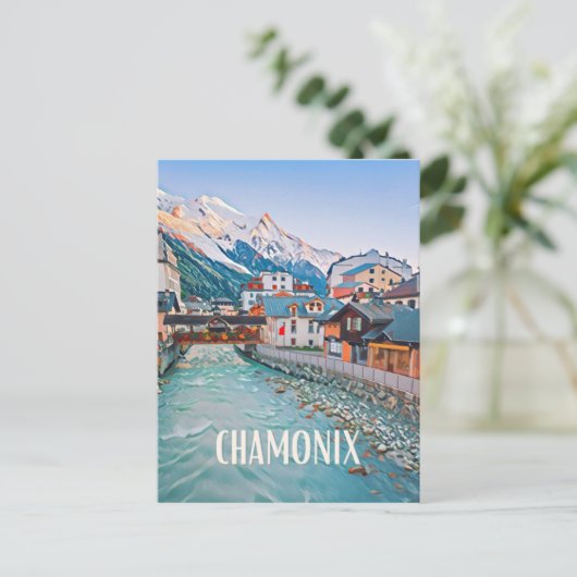 Chamonix Briefkaart (Staand voorkant)