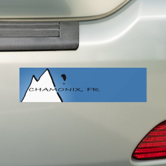 Chamonix Bumpersticker (Op auto)