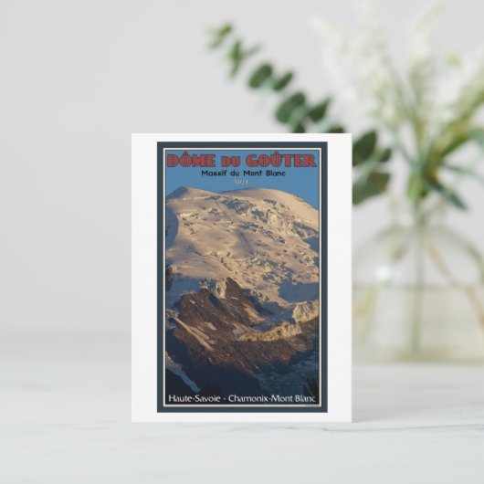 Chamonix - Dome du Gouter Briefkaart (Staand voorkant)