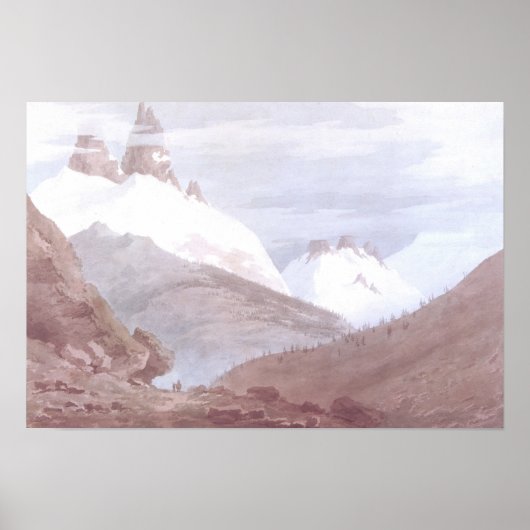 Chamonix en Martigny Poster (Voorkant)