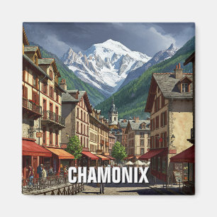 Chamonix France Mont Blanc Magneet