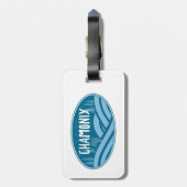 Chamonix France Outdoors Bagagelabel (Achterkant verticaal)