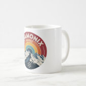 Chamonix France Retro Mountain Mug Koffiemok (Voorkant rechts)