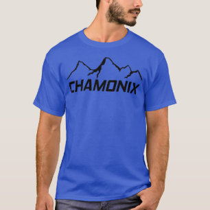 Chamonix France Ski Resort Mont Blanc Skiing T-shirt