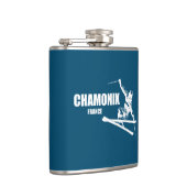 Chamonix France Skier Heupfles (Rechts)