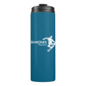 Chamonix France Snowboarder Thermosbeker (Voorkant)