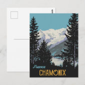 Chamonix, Frankrijk Briefkaart (Voorkant / Achterkant)