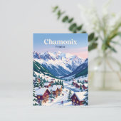 Chamonix Frankrijk Briefkaart (Staand voorkant)