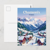 Chamonix Frankrijk Briefkaart (Voorkant / Achterkant)