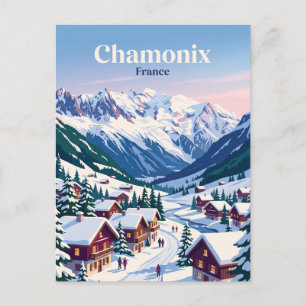 Chamonix Frankrijk Briefkaart