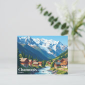 Chamonix Frankrijk Briefkaart (Staand voorkant)