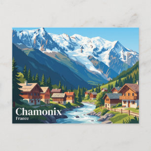 Chamonix Frankrijk Briefkaart