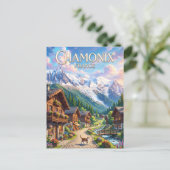 Chamonix Frankrijk Briefkaart (Staand voorkant)