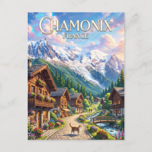 Chamonix Frankrijk Briefkaart