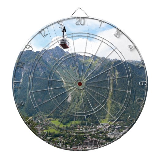 Chamonix - Frankrijk Dartbord (Voorkant)