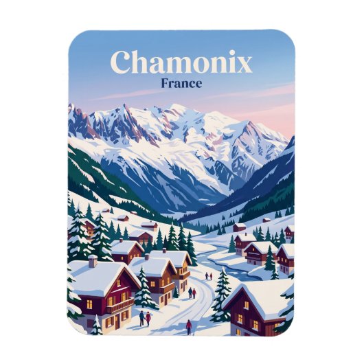 Chamonix Frankrijk Magneet (Verticaal)