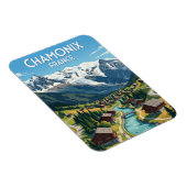 Chamonix Frankrijk Magneet (Rechterzijde)
