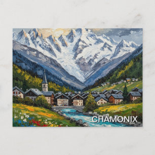 Chamonix Frankrijk Mont Blanc Briefkaart