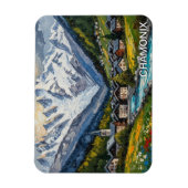 Chamonix Frankrijk Mont Blanc Magneet (Verticaal)