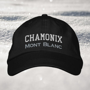 Chamonix Frankrijk Mont Blanc ski wintervakantie Geborduurde Pet