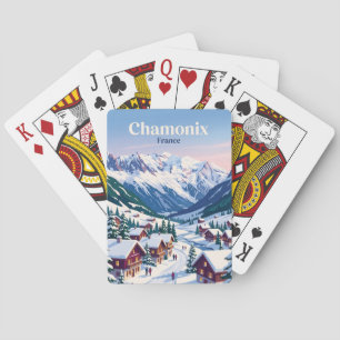 Chamonix Frankrijk Pokerkaarten