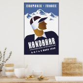 Chamonix, Frankrijk, Ski Poster (Keuken)