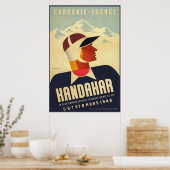 Chamonix, Frankrijk, Ski Poster (Keuken)