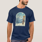 Chamonix Frankrijk ski vakantie kleding T-shirt (Voorkant)