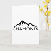 Chamonix Frankrijk Skien Kaart (Gele Bloem)
