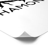 Chamonix Frankrijk Skien Poster (Hoek)