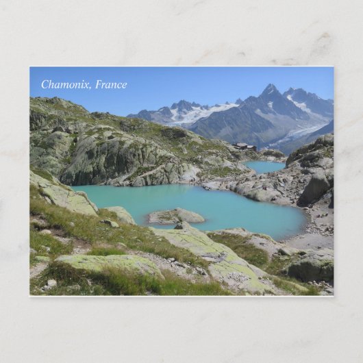 Chamonix Franse Alpen Briefkaart (Voorkant)