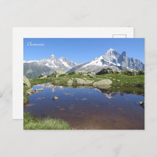 Chamonix French Alps Briefkaart (Voorkant / Achterkant)