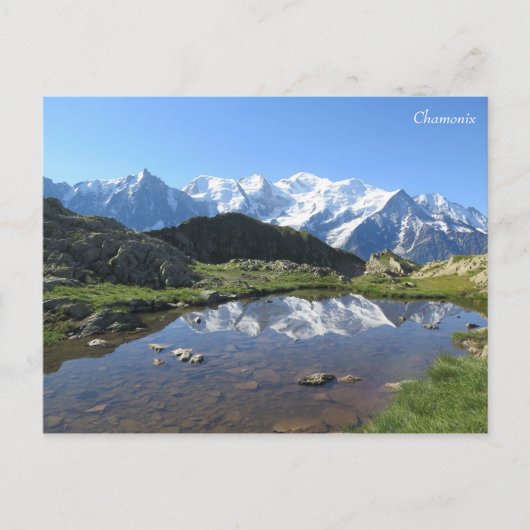 Chamonix French Alps Briefkaart (Voorkant)