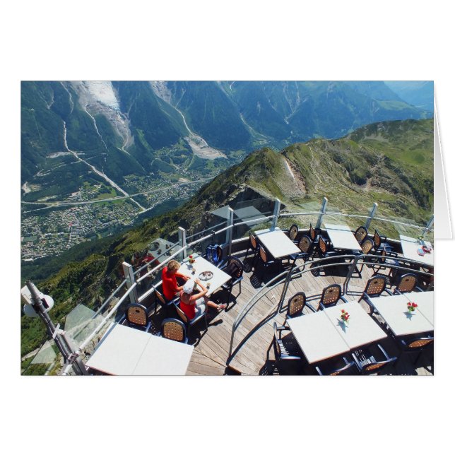 Chamonix in de vallei, Franse Alpen (Voorkant Horizontaal)