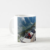 Chamonix in de vallei, Franse Alpen Koffiemok (Voorkant links)