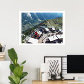 Chamonix in de vallei, Franse Alpen Poster (Thuiskantoor)